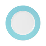 Md Teal Rimmed Plate