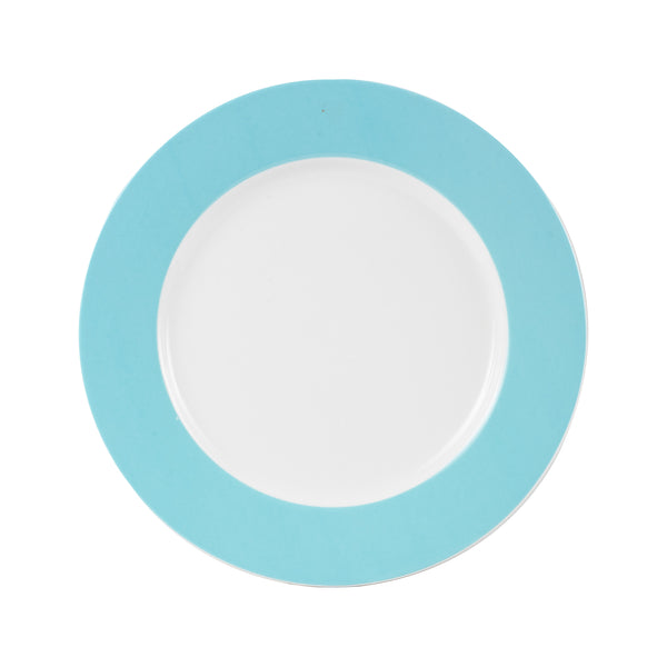 Md Teal Rimmed Plate