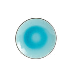 Sky Blue Plate w/ Ice Cracking Glaze