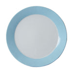 Lg Light Blue Rimmed Plate