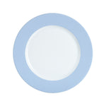 Lg Light Blue Rimmed Plate