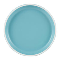 Lg Light Blue And White Plate