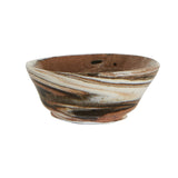 Sm Multi-Tone Light Brown Pinch Bowl