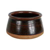 Sm Brown Tapered Bowl