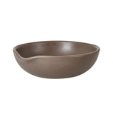 Sm Brown Bowl With Spout