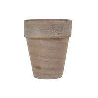 Sm Brown Flower Pot