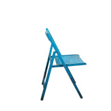 Light Blue Fold-Up Chair