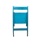 Light Blue Fold-Up Chair