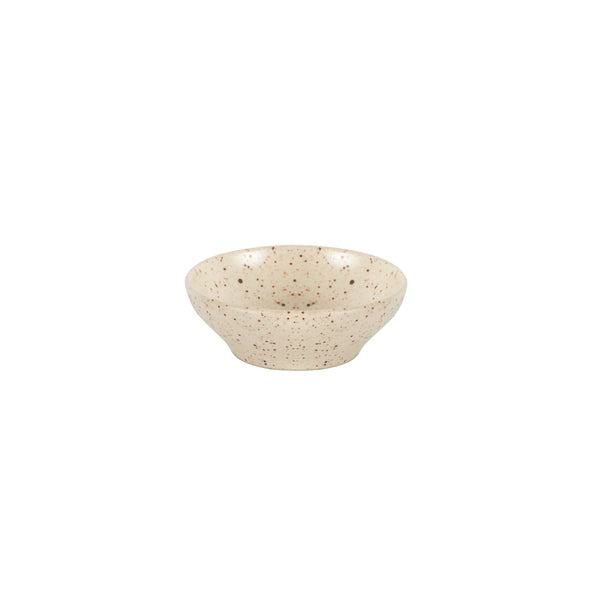 Sm Cream Speckled Bowl