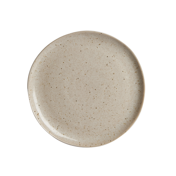 Md Speckled Cream Plate