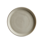 Sm Cream Colored Rimmed Plate