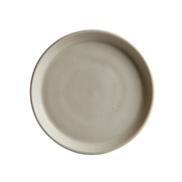 Sm Cream Colored Rimmed Plate