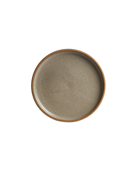 Beige Plate w/ Lightly Burnt Orange Edges