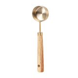 Wood Handle Gold Measuring Spoons