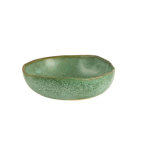 Sm Matte Two Toned Green Bowl