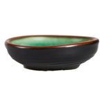 Sm Green Dish With Dark Exterior