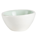 Sm White Bowl With Pale Green Interior