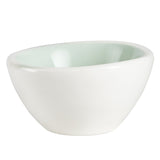 Sm White Bowl With Pale Green Interior