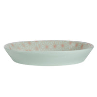 Sm Green Patterned Dish