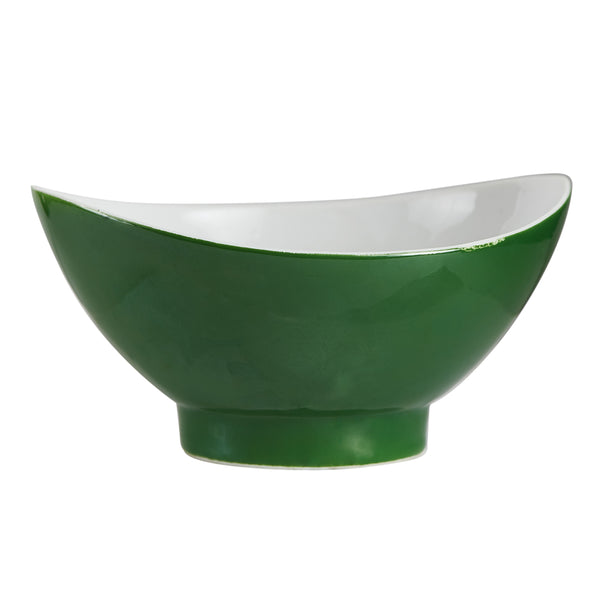 Sm Green Bowl With White Interior