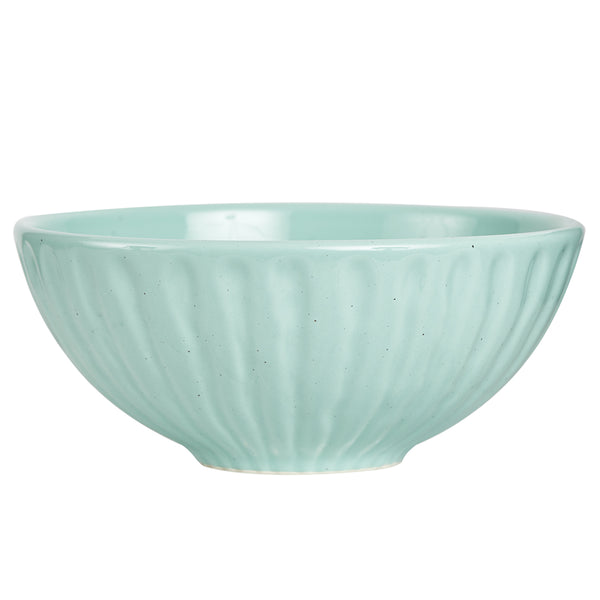 Md Teal Patterned Bowl