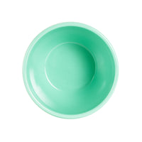 Sm Green Bowl With Teal Interior