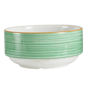 Sm Green And White Bowl