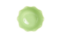 Sm Light Green Bowl With Wavy Rim