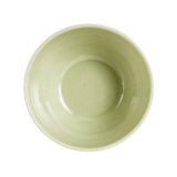 Sm Pale Green Bowl With White Bottom