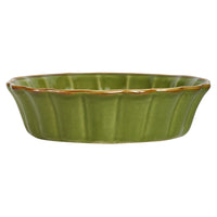 Md Wavy Green Dish