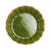 Md Wavy Green Dish