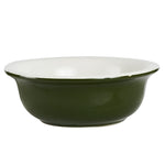 Md Green Bowl With White Interior