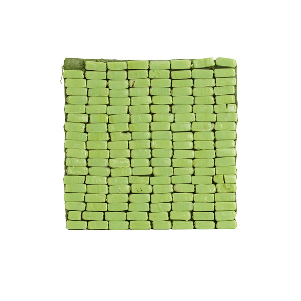 Green Beaded Coaster