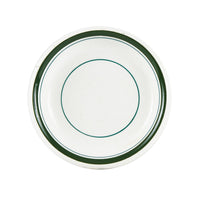 Sm White And Green Saucer