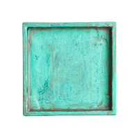 Sm Square Teal Dish