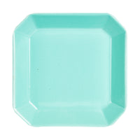 Sm Square Teal Plate