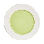 Md Pale Green Plate With White Rim