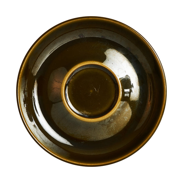 Sm Dark Green Saucer