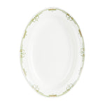 White And Green Platter