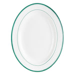 White And Green Platter