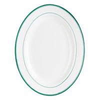 White And Green Platter