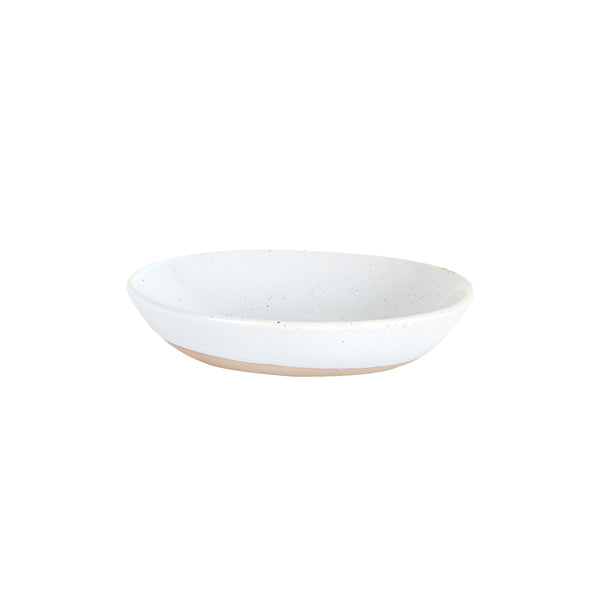 Sm Oval Light Grey Bowl