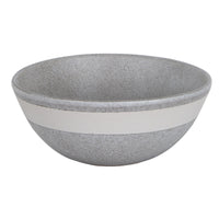 Md Grey Bowl With White Strip