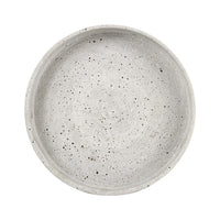 Shallow Faux Concrete Bowl