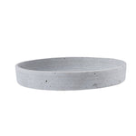 Shallow Faux Concrete Bowl