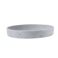 Shallow Faux Concrete Bowl