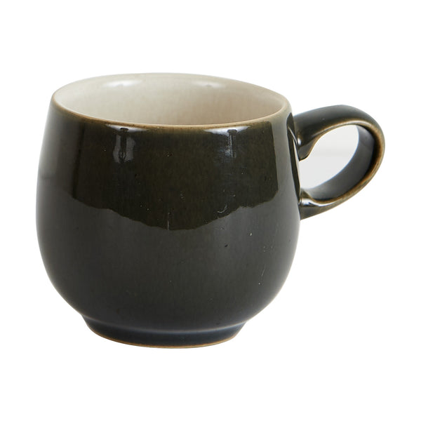 Dark Grey Expresso Mug w/ White Interior