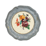 Metal Coaster w/ Flower Print