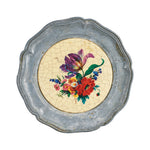 Metal Coaster w/ Flower Print