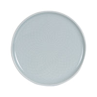 Sm Light Grey Plate With Design